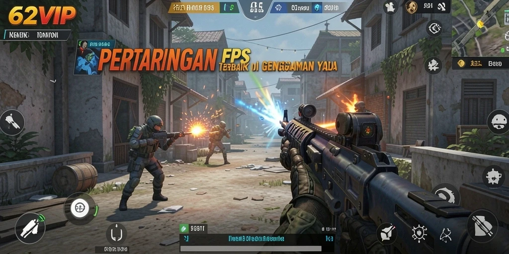 Gameplay 62VIP yang intens dengan grafis menakjubkan.
