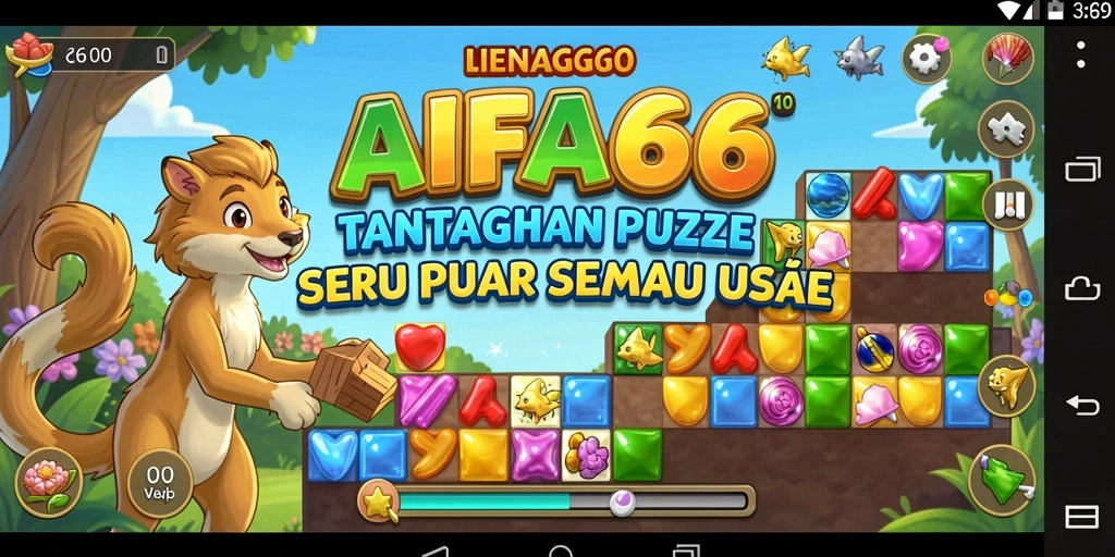 Screenshot AIFA66 menampilkan gameplay Puzzle yang menarik.