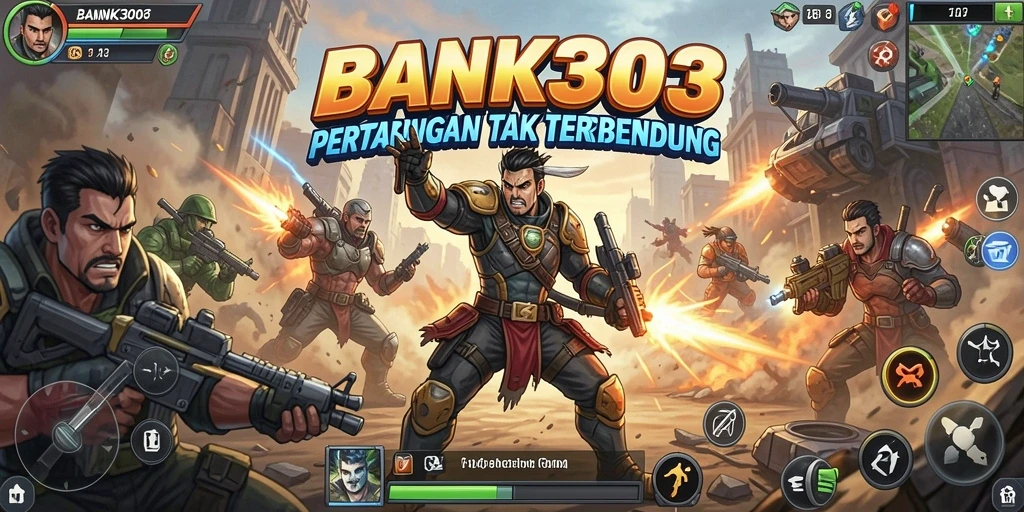 Gameplay seru dengan pertarungan mendebarkan di BANK303.