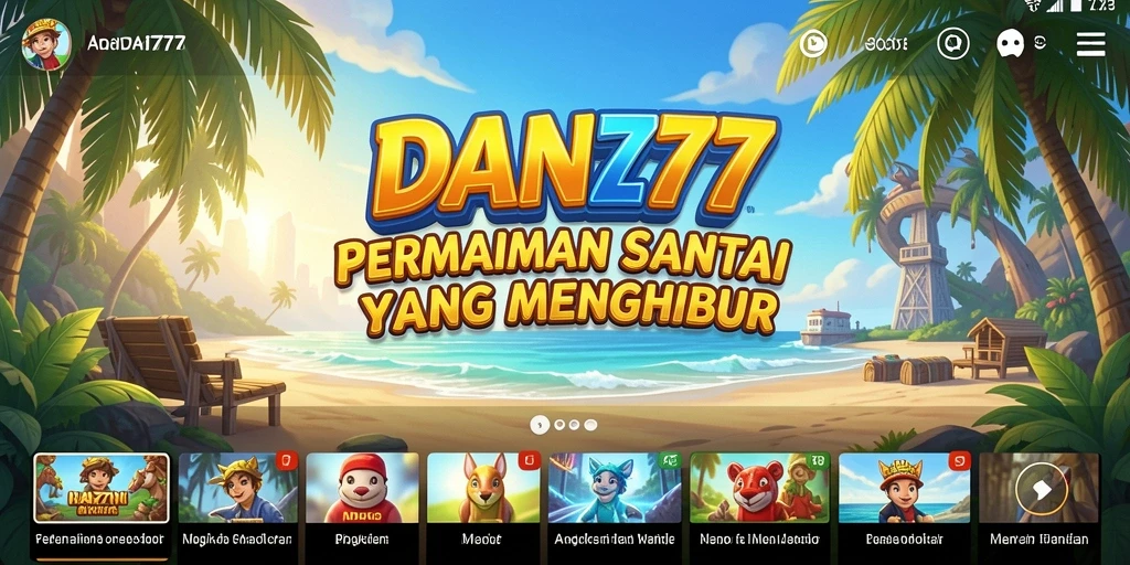 Tangkapan layar gameplay yang menunjukkan momen menyenangkan di DAN777.