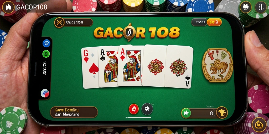 Tampilan gameplay GACOR108 yang seru dan interaktif.