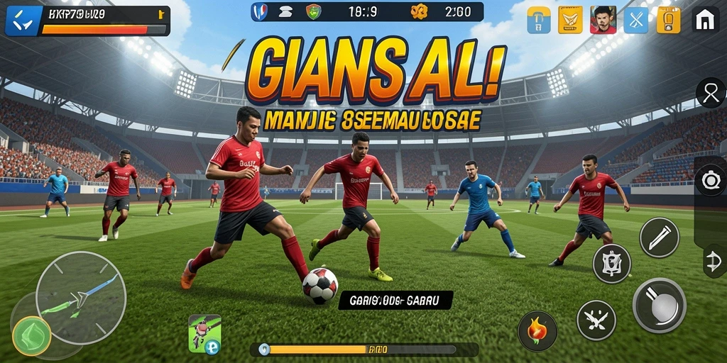 Tampilan gameplay seru dari KPK79 dalam berbagai mode olahraga.