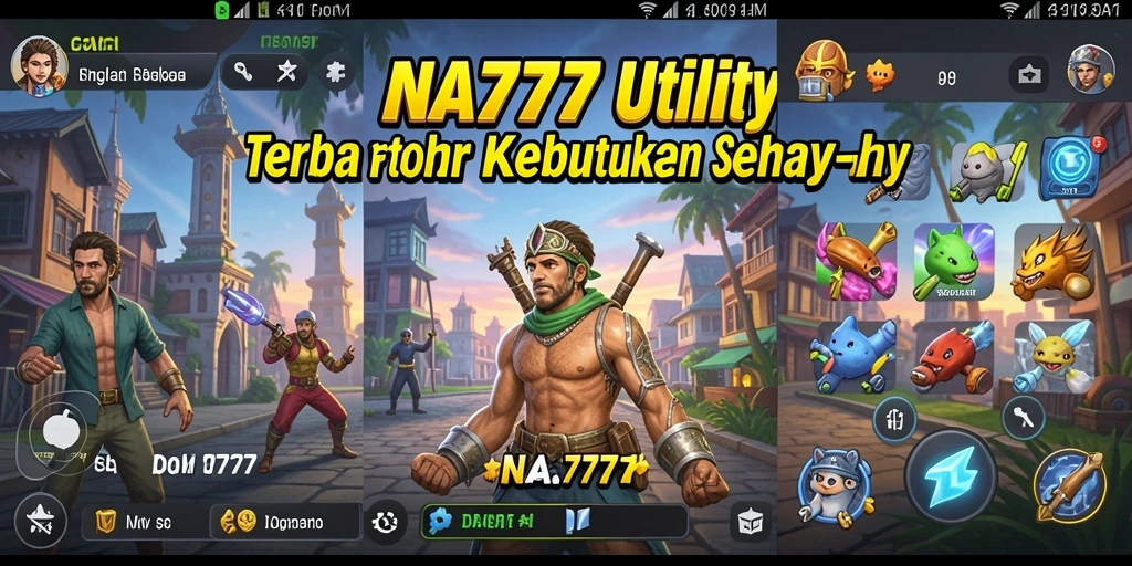 Screenshot utama NA777 menampilkan antarmuka aplikasi Utility yang intuitif.