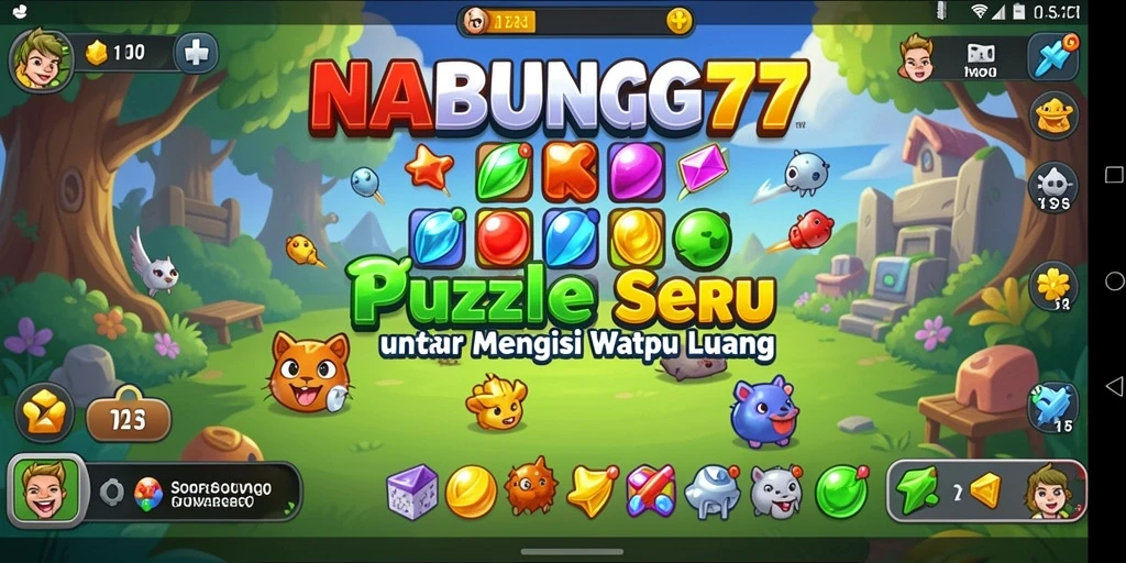 Tampilan gameplay seru dari NABUNG77 yang menantang otak.