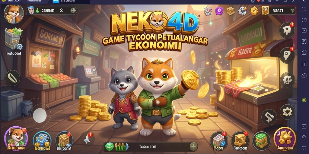 Tampilan gameplay NEKO4D yang menantang dan seru.