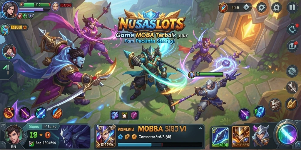 Tampilan aksi seru dari gameplay NUSASLOTS yang mendebarkan.