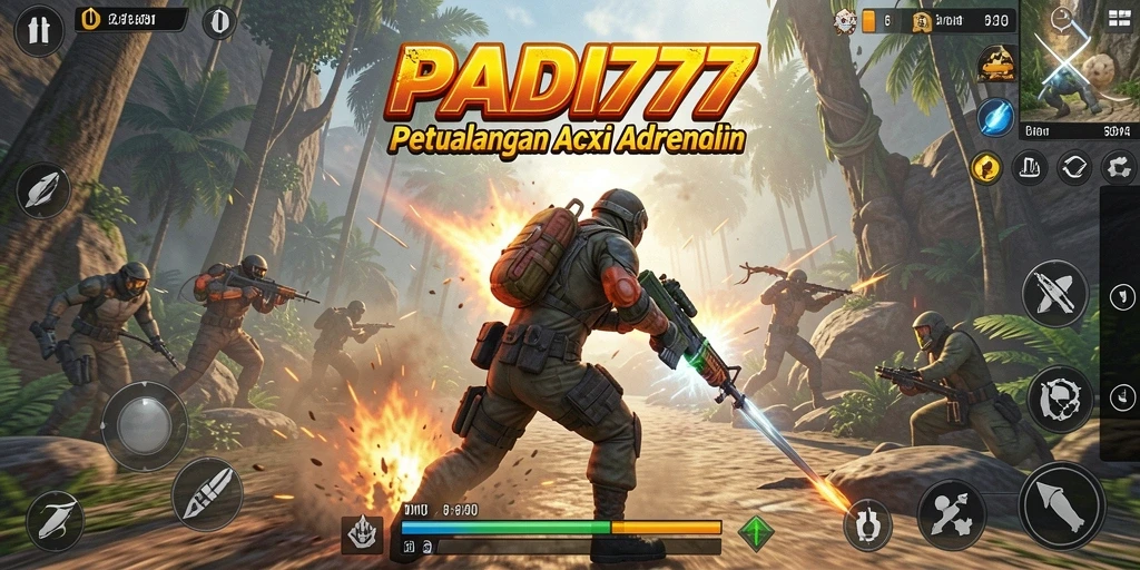 Tampilan gameplay PADI777 yang seru dan intens.