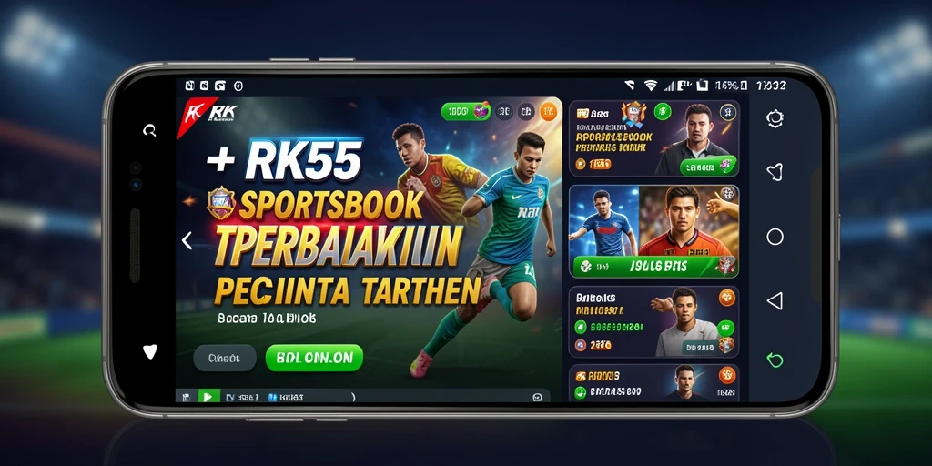 Screenshot gameplay RK55 menampilkan pengalaman taruhan yang menarik dan interaktif.