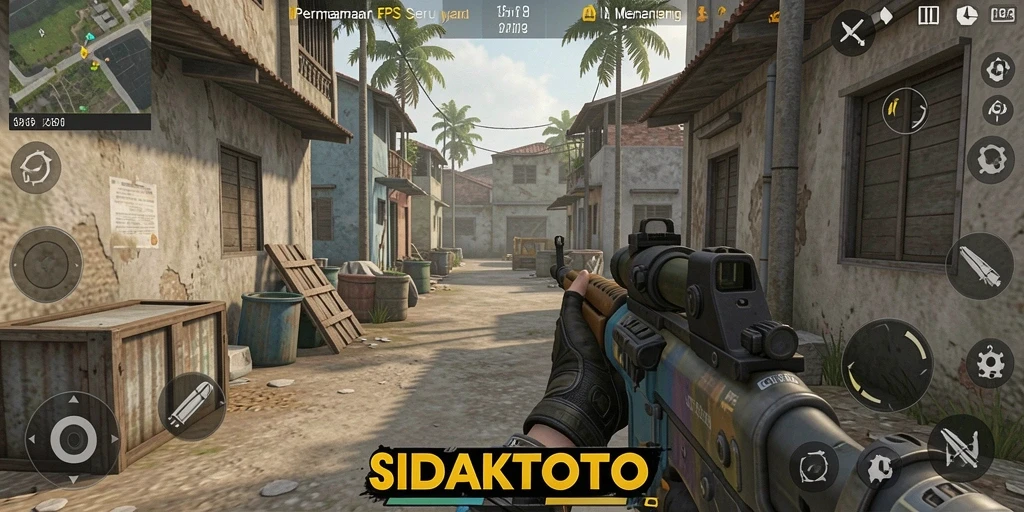 Screenshot gameplay SIDAKTOTO menampilkan aksi pertempuran intens.