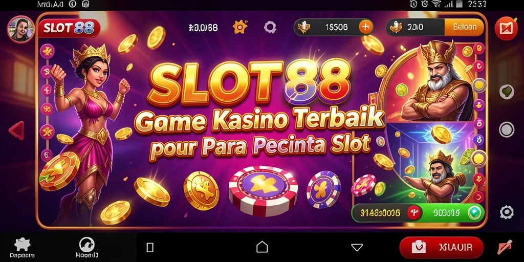 Tampilan screenshot game Kasino yang menampilkan keseruan bermain SLOT88.