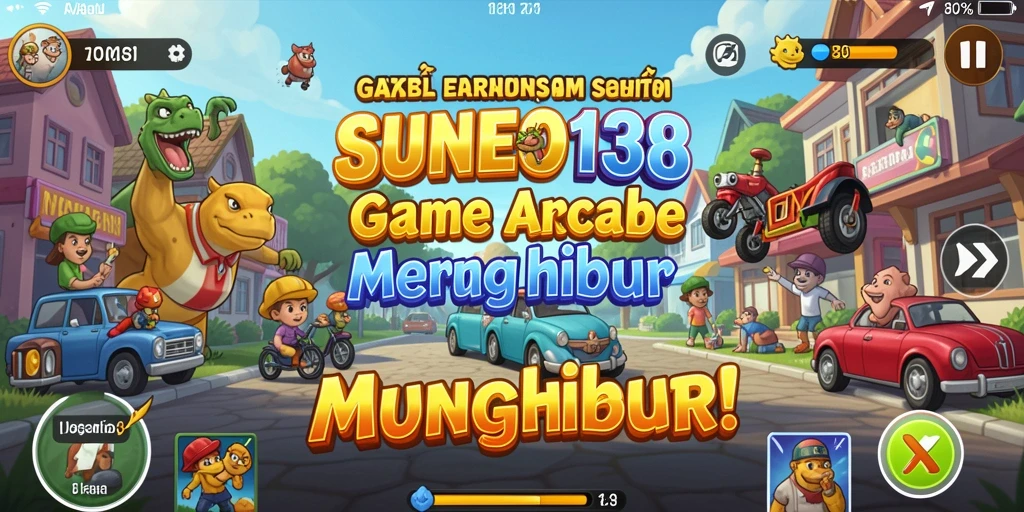 Tampilan gameplay SUNEO138 yang seru dalam aksi arcade.