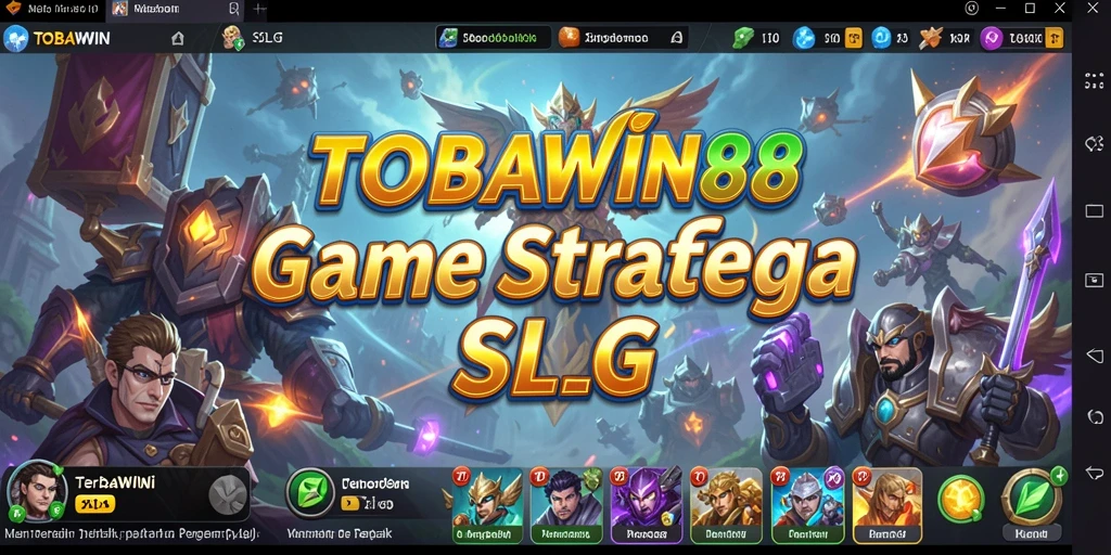 Screenshot TOBAWIN88 menampilkan pertempuran taktis yang mendebarkan.